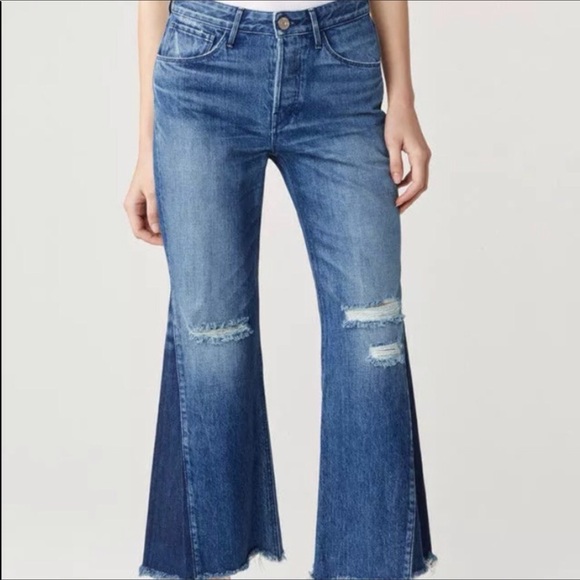 3x1 Kick Flare Jeans Higher Ground Gusset - Picture 2 of 8